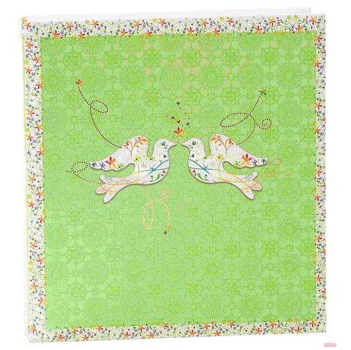 Bild von Hochzeitsfotoalbum Venezia, 60 S.weiss, 30x31cm, grün