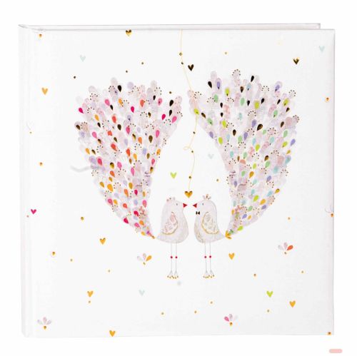 Bild von Hochzeits-Gästebuch mit 176 Seiten weiss, 25x23,5cm, You & Me