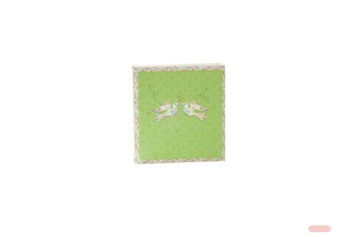 Bild von Hochzeits-Gästebuch Venezia 23x25 cm mit 176 Seiten weiss, grün