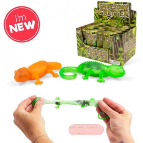 Bild von GRUESOME CRITTER, Grausame Echse auf Blisterkarte, ca,16cm, Blisterkarte, Display - VE 24