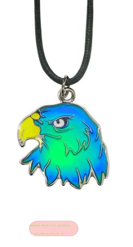 Bild von Halskette mit Blue Magic Adler-Anhänger, auf Headerkarte - VE 8