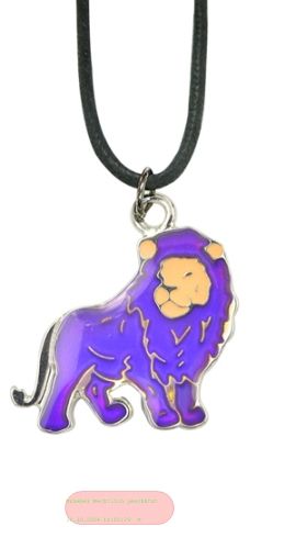 Bild von Halskette mit Blue Magic Löwe-Anhänger, auf Headerkarte - VE 8