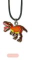 Bild von Halskette mit Blue Magic T-Rex Dino-Anhänger, auf Headerkarte - VE 8