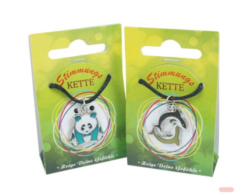 Bild von Halskette mit Blue Magic-Anhänger im Sortiment gemischt, 16 x 8 Stk., Headerkarte - VE 128