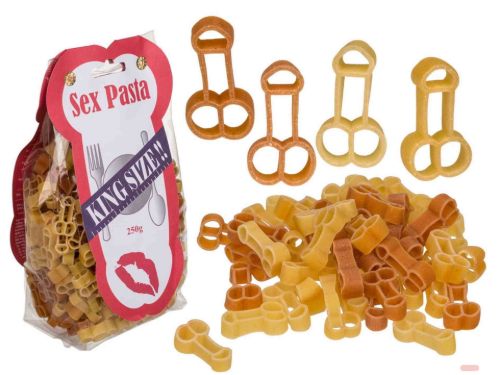 Bild von Hartweizengriessnudeln Sex Pasta mit Paprika, zweifarbig, 250g - VE 12