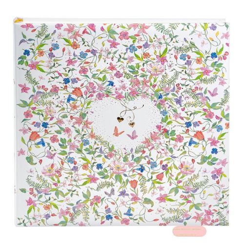 Bild von Hochzeitsfotoalbum 60 S.weiss, 30x31cm, Charming Heart