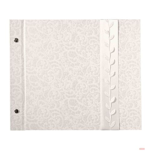 Bild von Hochzeits-Schraubalbum La Belle 30x25cm, weiss, in Geschenkbox