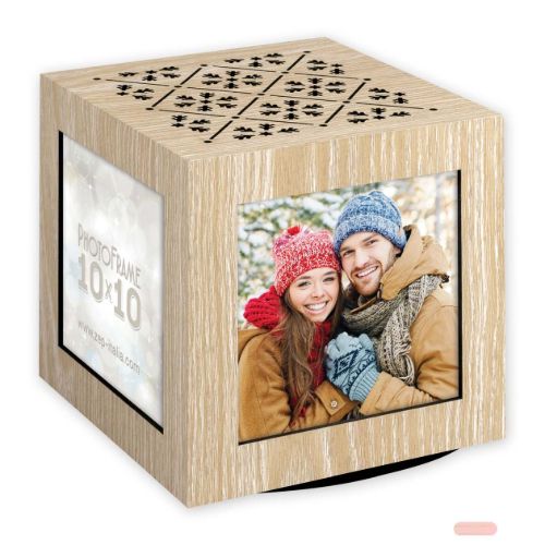Bild von Holz Würfel für Fotos Donner small 4x10x10 (13x13 h13) GDR10 - VE 2