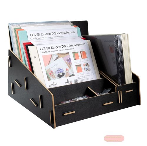 Bild von Holzdisplay DIY Schraubalbum Sortiment sortiert (gemäss Katatolg)
