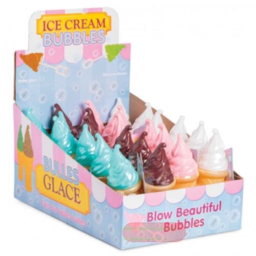 Bild von ICE CREAM BUBBLES, Seifenblasen Glace, ca.12,5cm, Display - VE 24