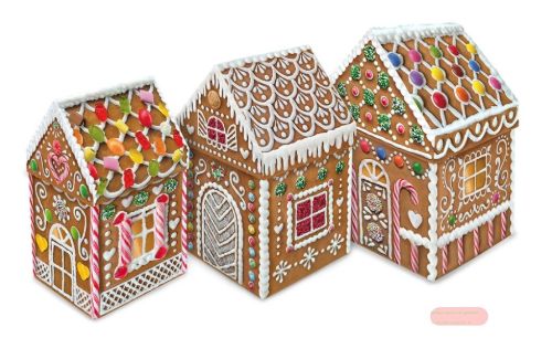 Bild von Kartonage 3er Set, grössen gem. Katalog, Knusperhaus