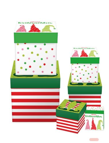 Bild von Kartonage 6er Set, grössen gemäss Katalog, Elfen und Wichtel