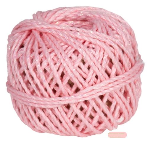 Bild von Irisé-Kordel, Knäuel gedreht, 2mm x 10m, rosa - VE 10