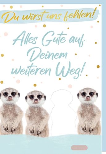 Bild von Karte Abschied PK 299 - VE 6