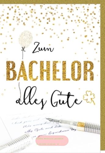 Bild von Karte Bachelor PK 350 - VE 6