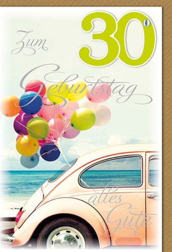 Bild von Karte Geb.Zahl 30. PK 350 - VE 6