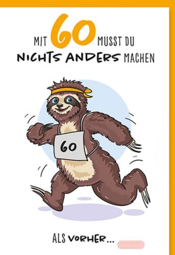 Bild von Karte Geb.Zahl 60. PK 299 - VE 6