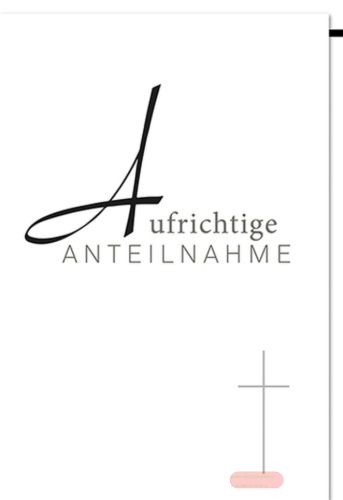 Bild von Karte Trauer PK 250 - VE 6