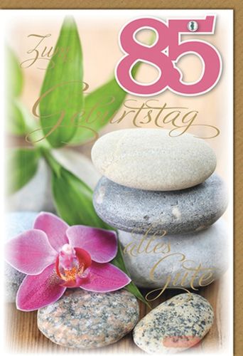 Bild von Karte Geb.Zahl 85. PK 350 - VE 6