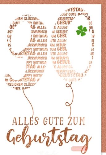 Bild von Karte Geb.Zahl 90. PK 350 - VE 6