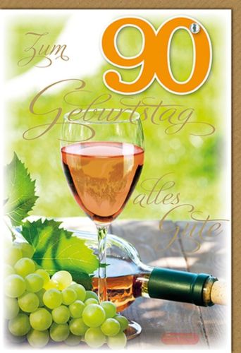 Bild von Karte Geb.Zahl 90. PK 350 - VE 6