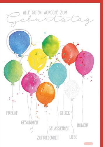 Bild von Karte Geburtstag PK 495 - VE 6