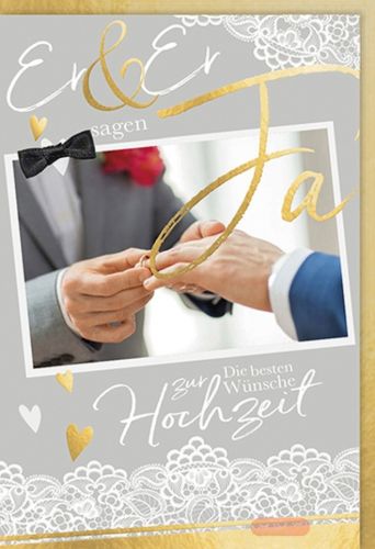 Bild von Karte Hochzeit PK 350 - VE 6