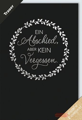 Bild von Karte Trauer PK 299 - VE 6