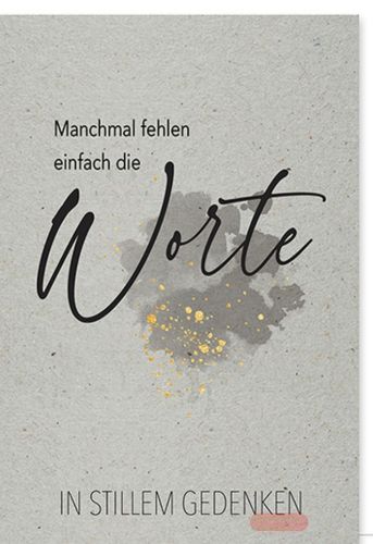 Bild von Karte Trauer PK 350 - VE 6