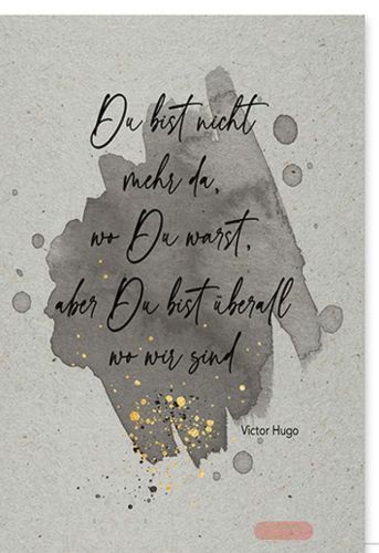 Bild von Karte Trauer PK 350 - VE 6