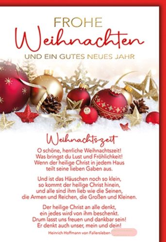 Bild von Karte Weihnachten PK 279 - VE 6