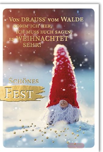 Bild von Karte Weihnachten PK 299 - VE 6