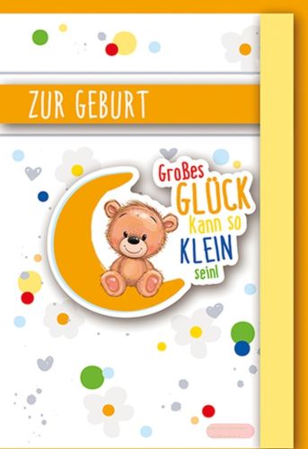 Bild von Karten Geburt Glow in the Dark PK 399 - VE 6