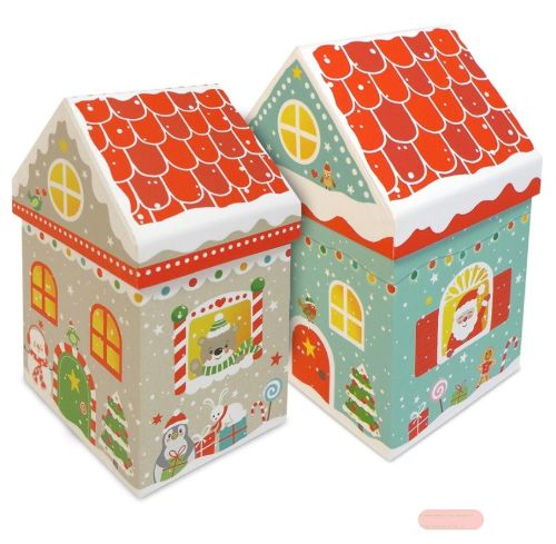 Bild von Kartonage 2er Set, grössen gem. Katalog, X-mas Houses