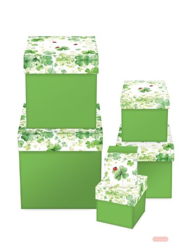 Bild von Kartonage Würfel 6er Set, grössen gemäss Katalog, Lucky You