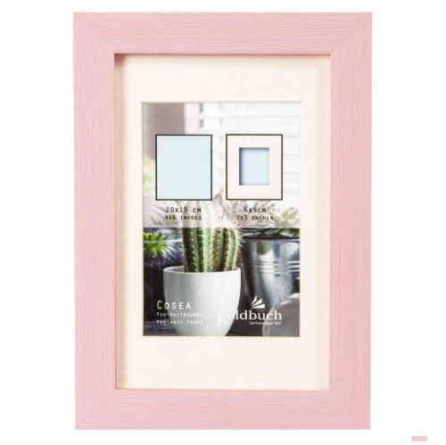Bild von Kunststoffrahmen für 1 Foto Bildformat 10x15/6x9cm, Cosea light pink