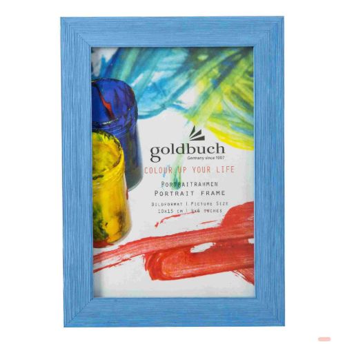 Bild von Kunststoffrahmen für 1 Foto Bildformat 10x15cm, Color up blau - VE 3