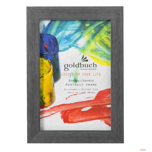 Bild von Kunststoffrahmen für 1 Foto Bildformat 10x15cm, Color up dark grey - VE 3