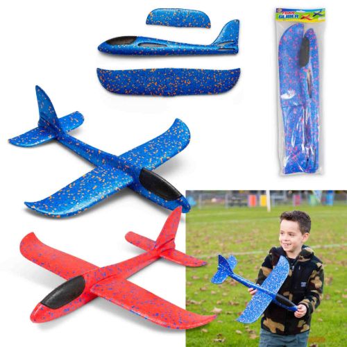 Bild von LARGE FOAM GLIDER, grosser Segelflieger 49cm gemischt, im Beutel - VE 8