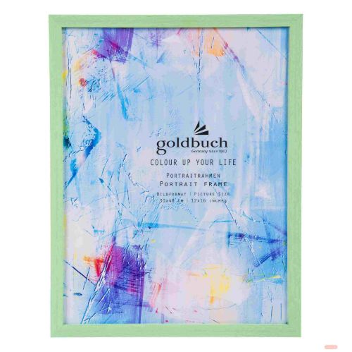 Bild von Kunststoffrahmen für 1 Foto Bildformat 30x40cm, Color up grün - VE 3