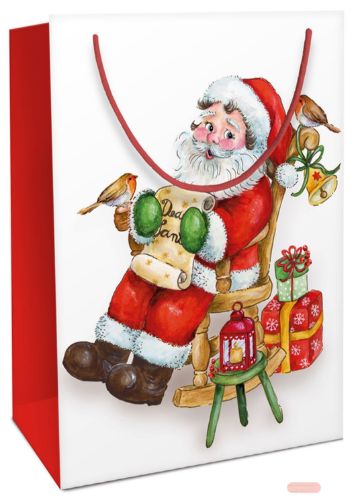 Bild von KLEINER NIKO, Weihnachts - Geschenktasche Lack, 20x28x10cm - VE 10