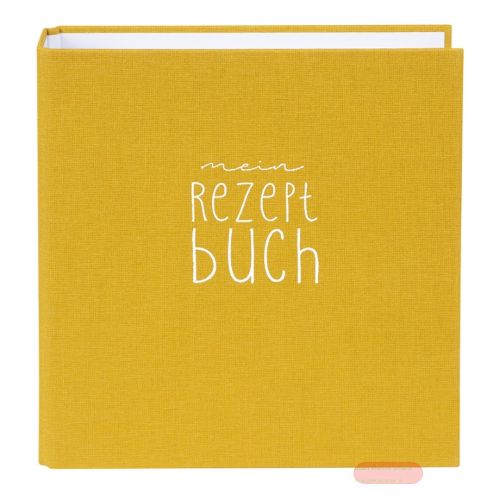 Bild von Kochrezepte-Ordner 22x17,5cm, 25 bedruckte Blätter, Bella Vista senf