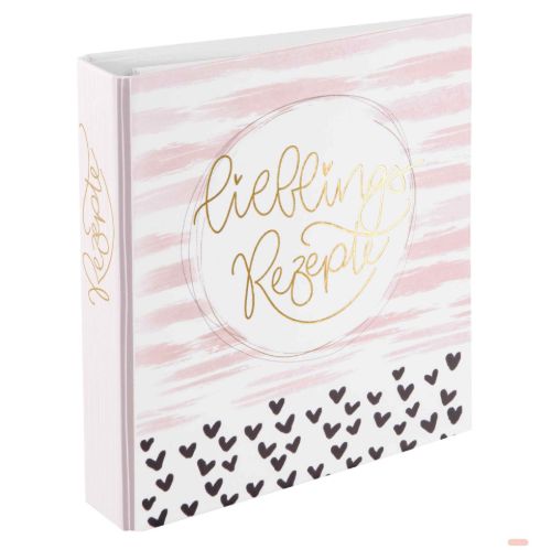 Bild von Kochrezepte-Ordner 22x17,5cm, 25 bedruckte Blätter, Lieblingsrezepte