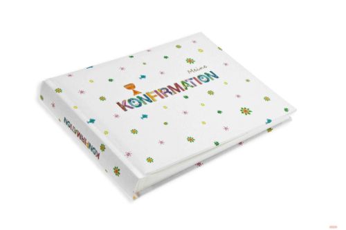 Bild von Konfirmationsalbum 22x16cm, 36 S.weiss, Offset laminiert, Kelch bunt