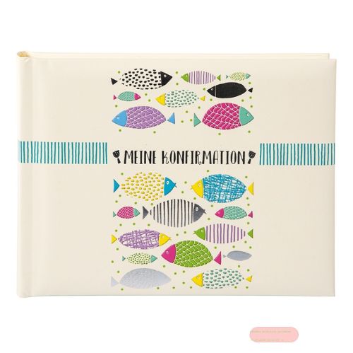 Bild von Konfirmationsalbum 4 S.illustriert, 36 S.weiss, 22x16cm, Pesce