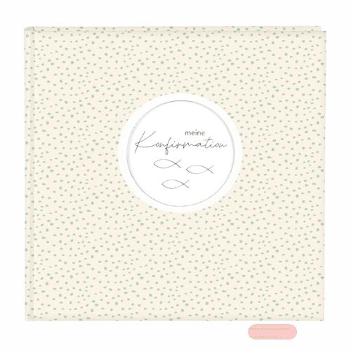 Bild von Konfirmationsalbum 4 S.illustriert, 58 S.weiss, 25x25cm, Circulus creme