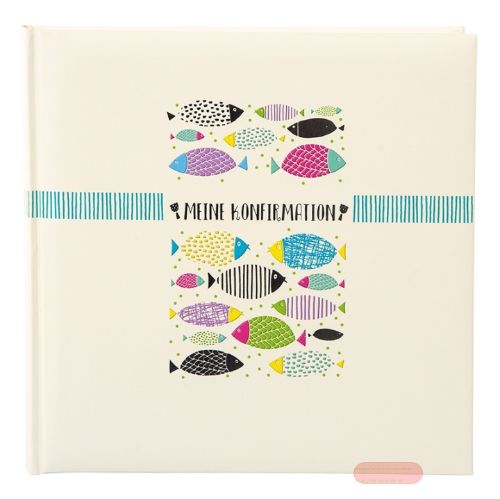 Bild von Konfirmationsalbum 4 S.illustriert, 60 S.weiss, 25x25cm, Pesce