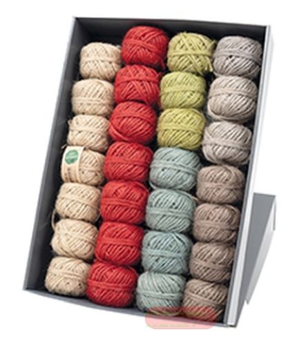 Bild von Kordel gedreht aus Jute mehrfach assortiert, 2mm x 10m, Jute - VE 28