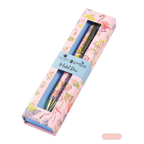 Bild von Kugelschreiber metall, in Box, Insignia Flamingo - VE 2