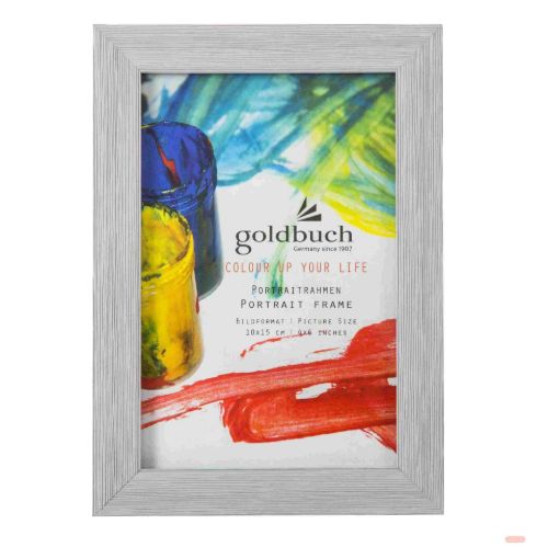 Bild von Kunststoffrahmen für 1 Foto Bildformat 10x15cm, Color up grau - VE 3